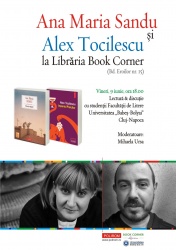Ana Maria Sandu și Alex Tocilescu la Book Corner