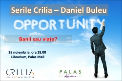 Daniel Buleu vine in cadrul Serilor CRILIA, la Librarium Palas
