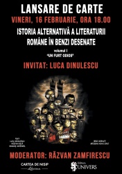 Lansare Istoria Alternativa a Literaturii Române în Benzi Desenate