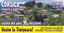 Lansare de carte: "Cu bicicleta prin Corsica" de Alin Bonţa