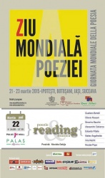 Ziua Mondiala a Poeziei, sarbatorita pe 22 martie la  Librarium Palas din Iasi