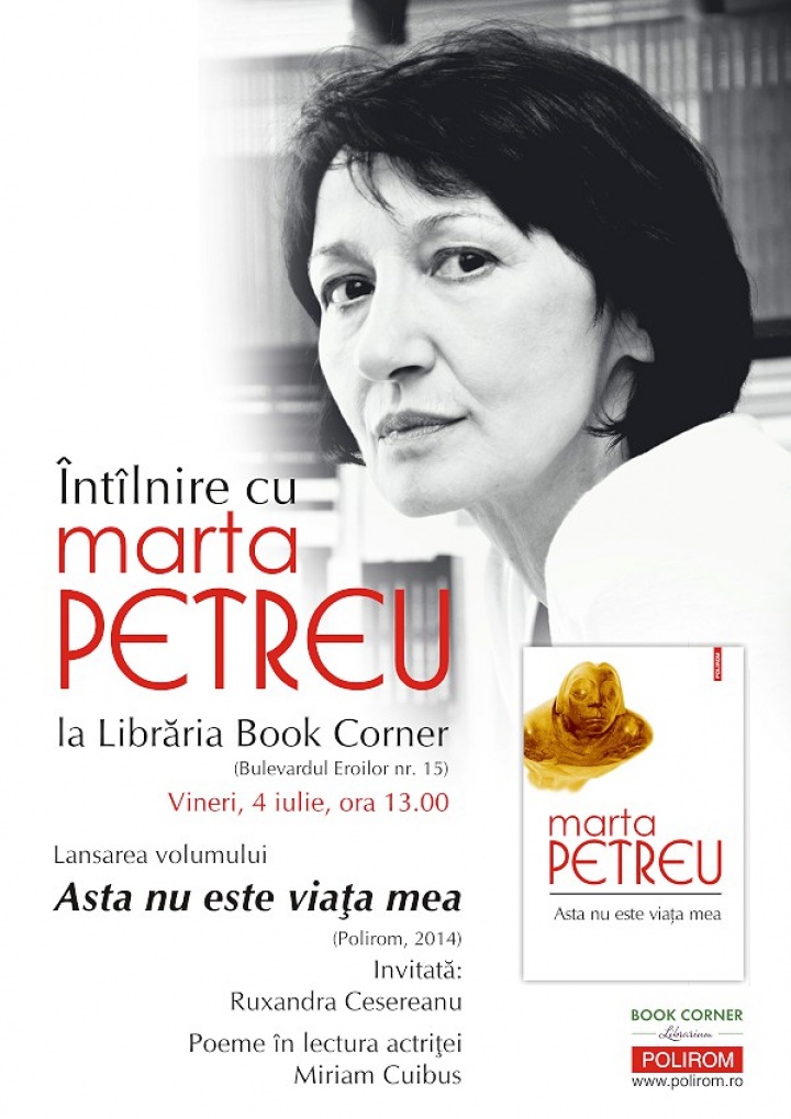 Marta Petreu la Book Corner