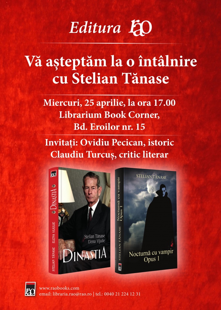 Stelian Tănase la Book Corner
